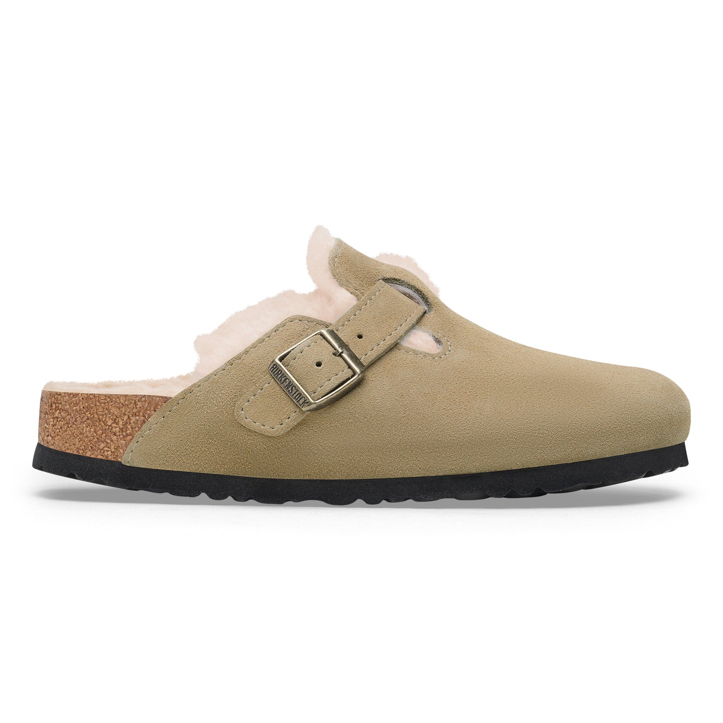 Boston shearling suede taupe 1028299
