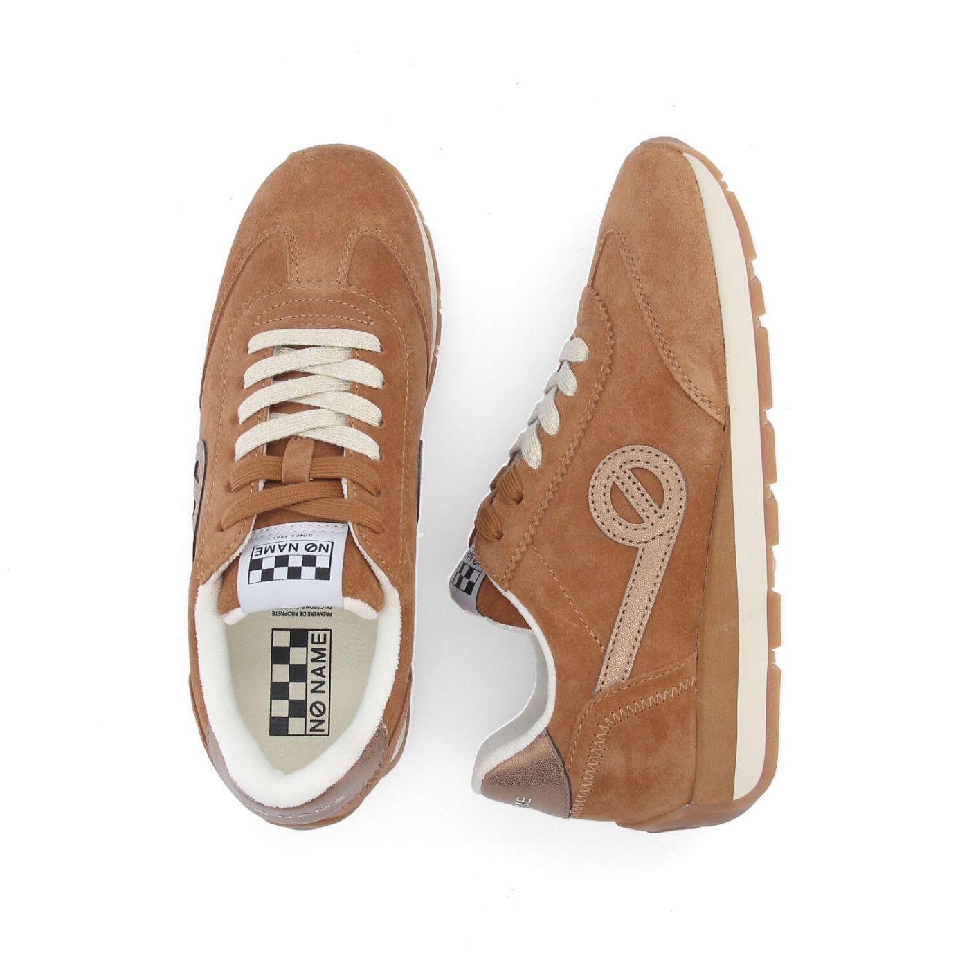 City run jogger suède brown