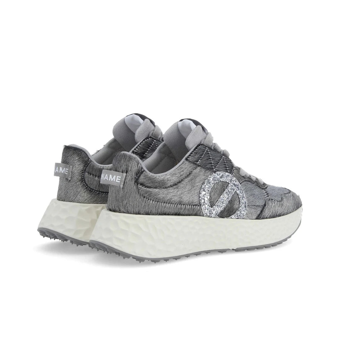 Carter jogger pony/glitter silver/silver