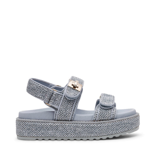 Bigmona blue raffia