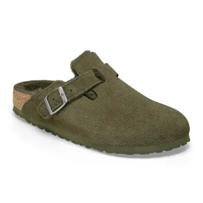 Boston shearling suede thyme 1025667