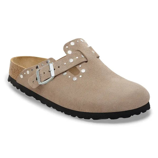 Boston Suede rivet taupe 1030418