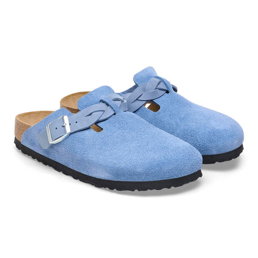 Boston braided suede blue