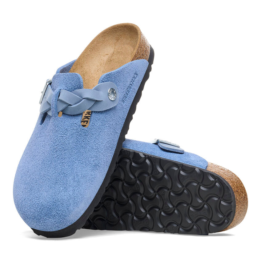 Boston braided suede blue