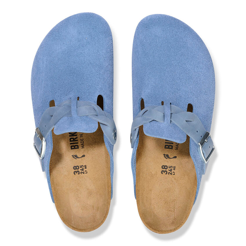 Boston braided suede blue