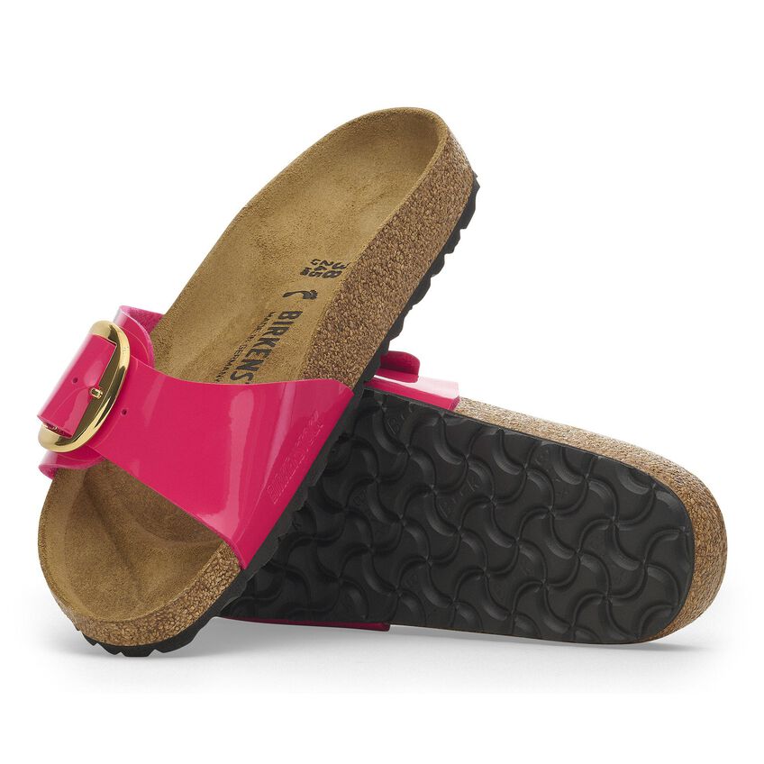 Madrid Big Buckle patent fuchsia fusion