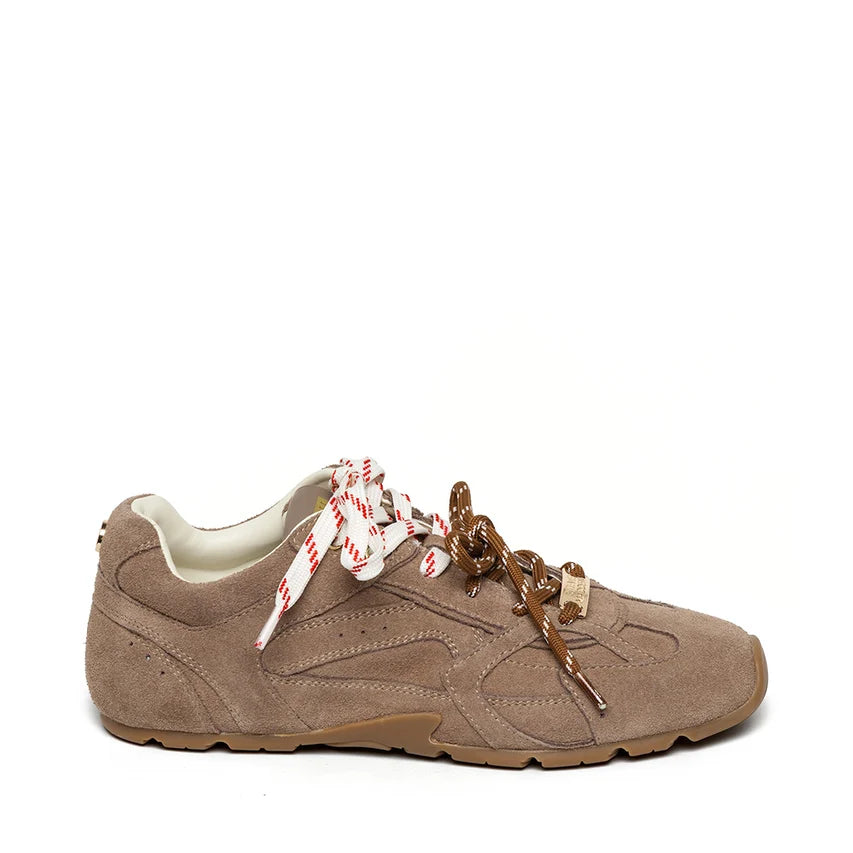 Asiel suede taupe
