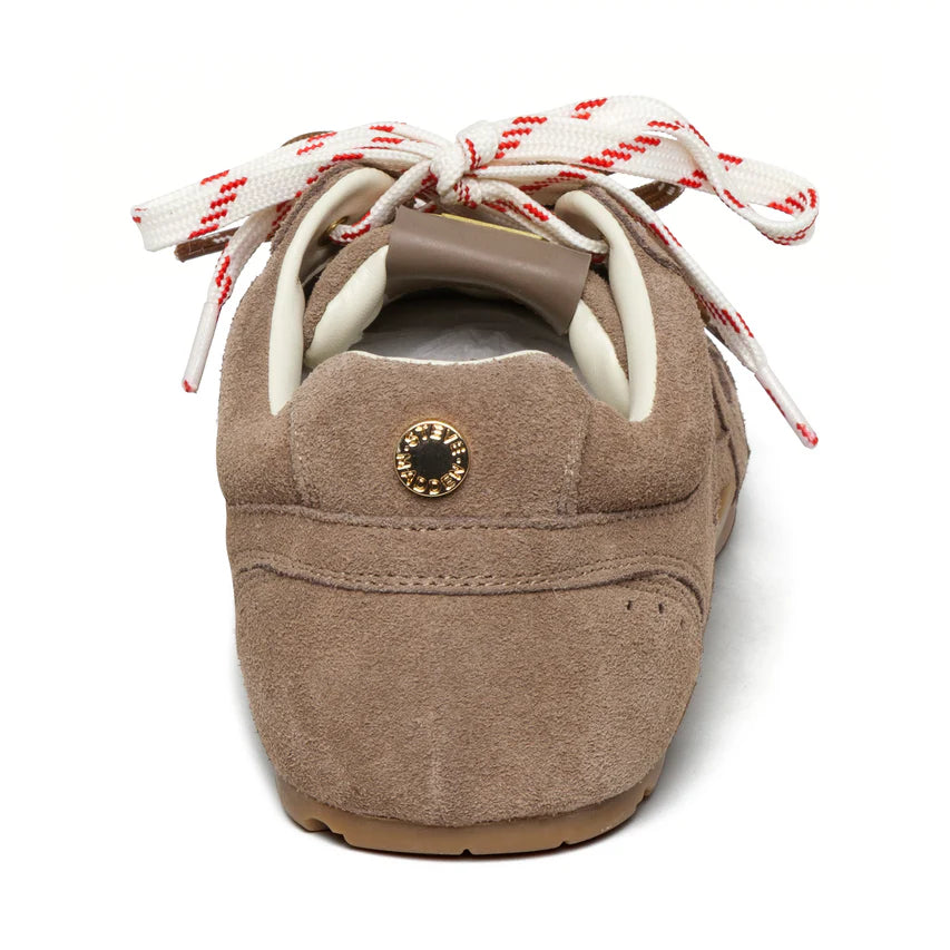 Asiel suede taupe