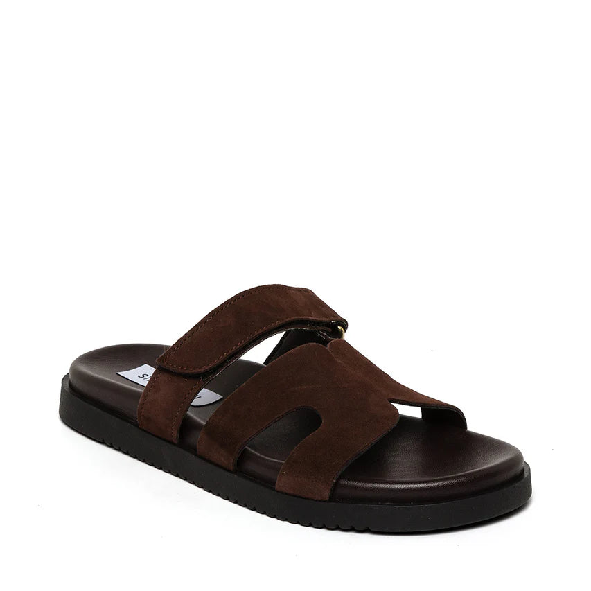 Missile dark brown suede