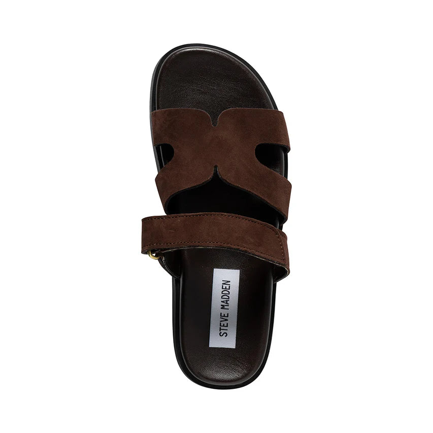 Missile dark brown suede