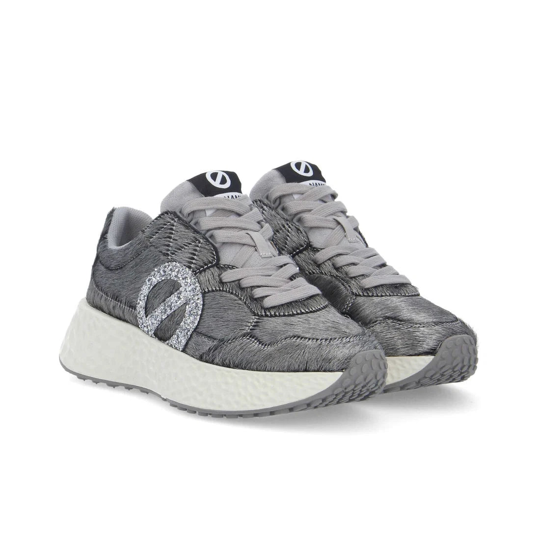 Carter jogger pony/glitter silver/silver