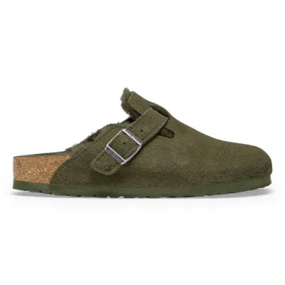 Boston shearling suede thyme 1025667