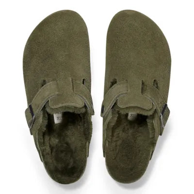 Boston shearling suede thyme 1025667