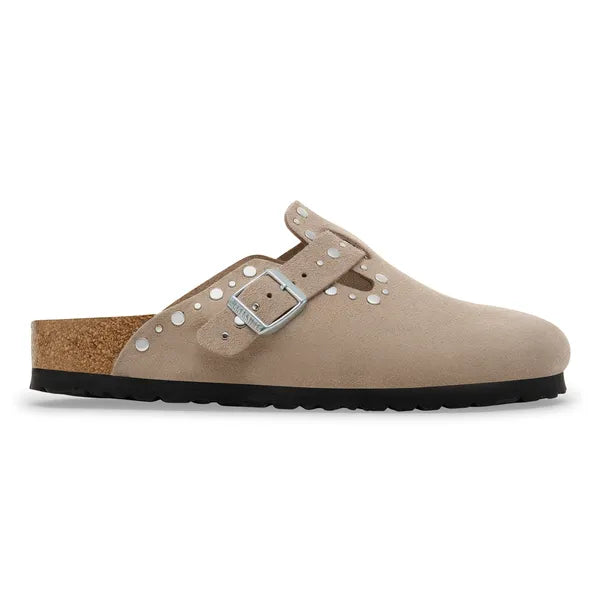 Boston Suede rivet taupe 1030418