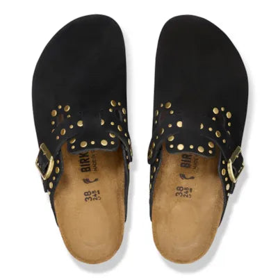 Boston Suede rivet black 1030491