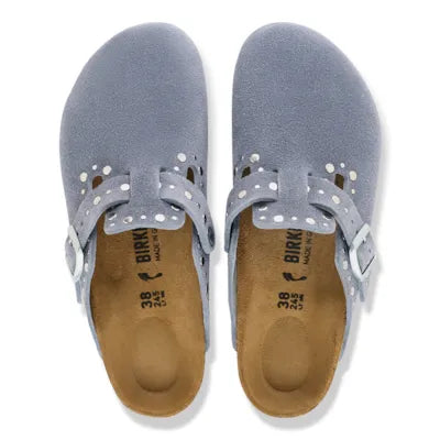 Boston Suede rivet stone blue 1032951