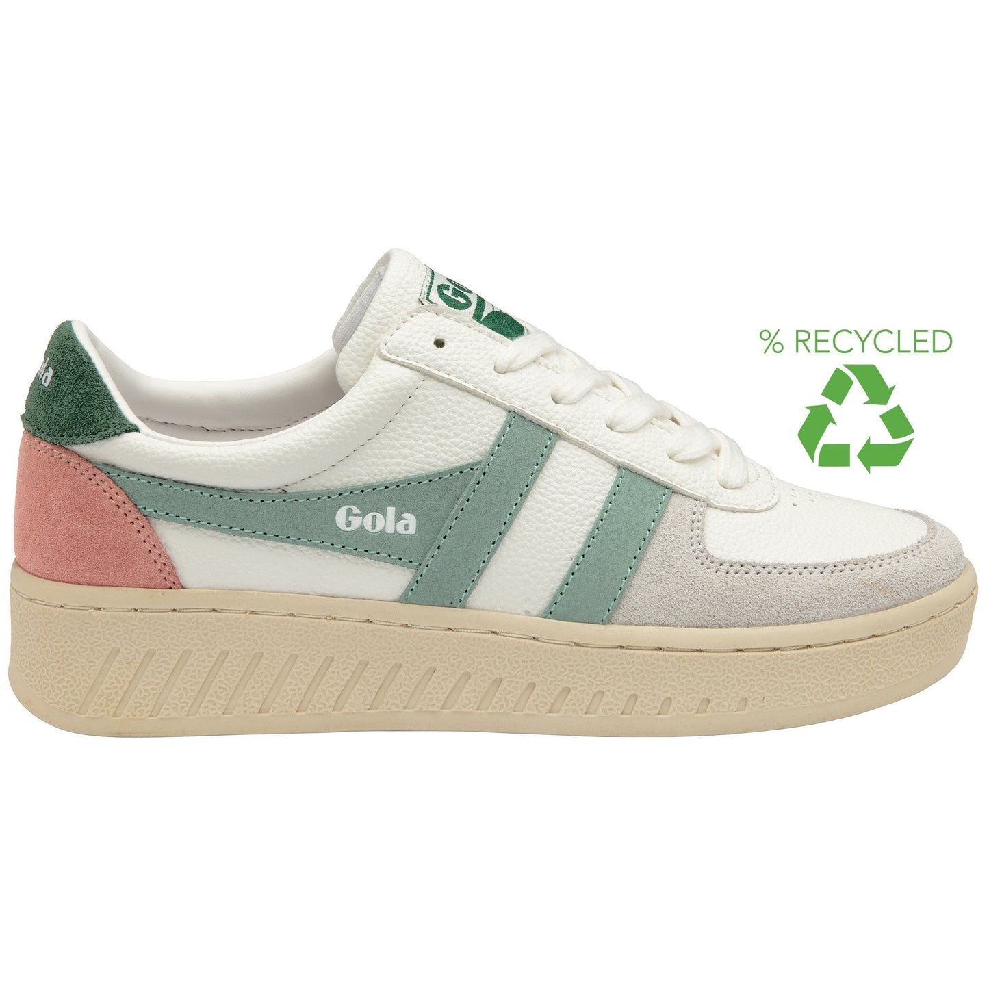 Grandslam white/green mist/evergeen